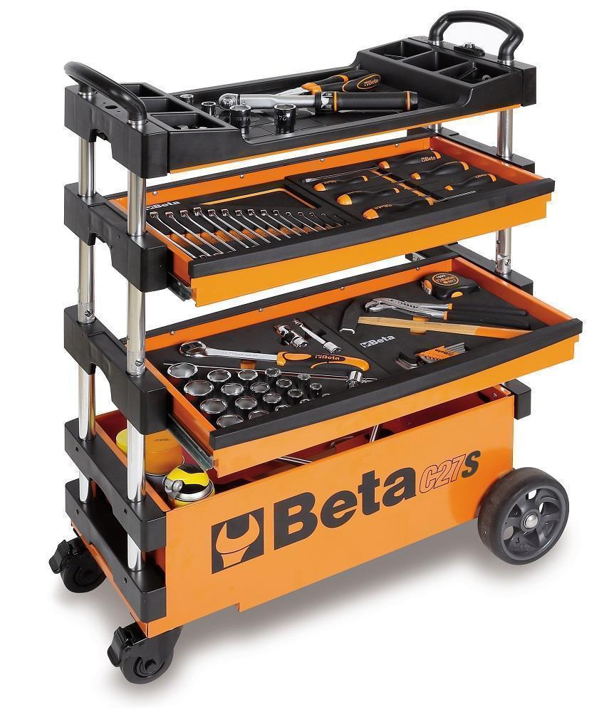 C27S ORANGE TOOL TROLLEY- SKU# BET-027000201