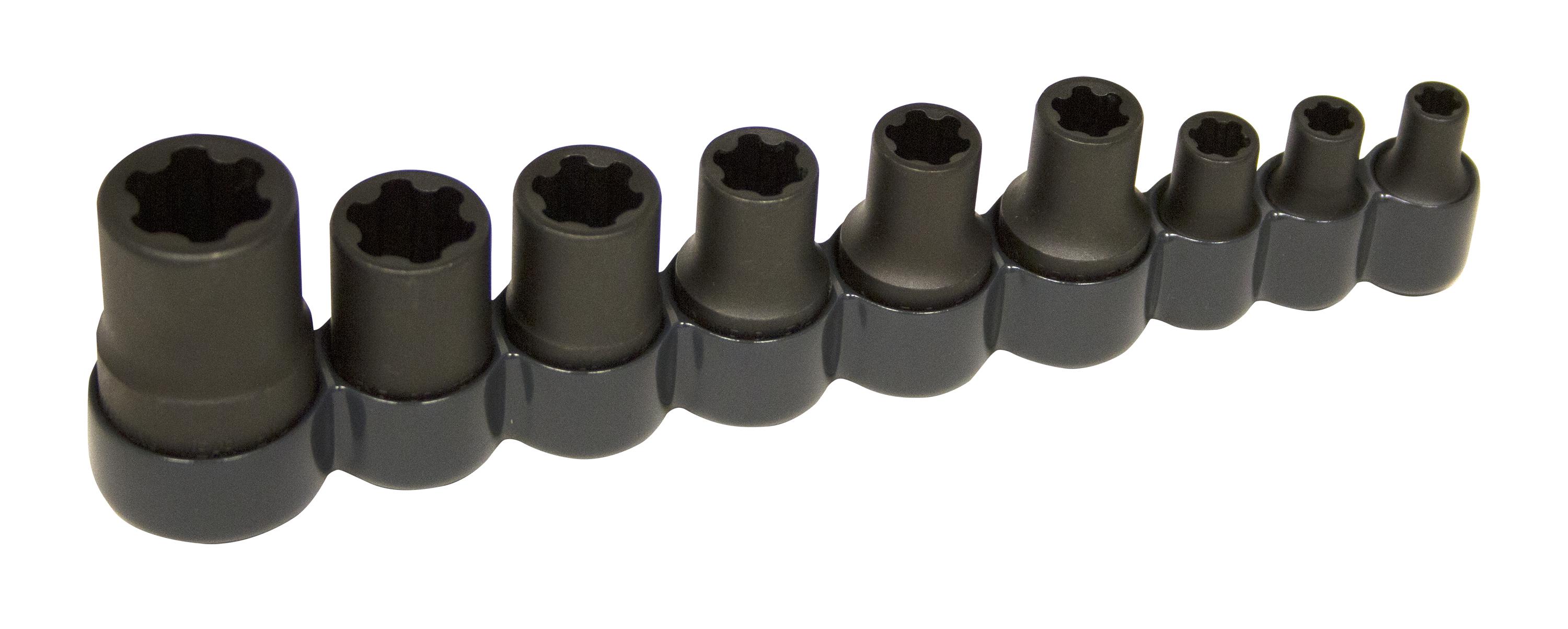 9PC E-TORX PLUS SOCKET SET- SKU# LIL-83100