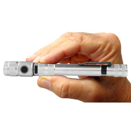 WORKSTAR SILVER USB-C PENLIGHT- SKU# MAX-00369