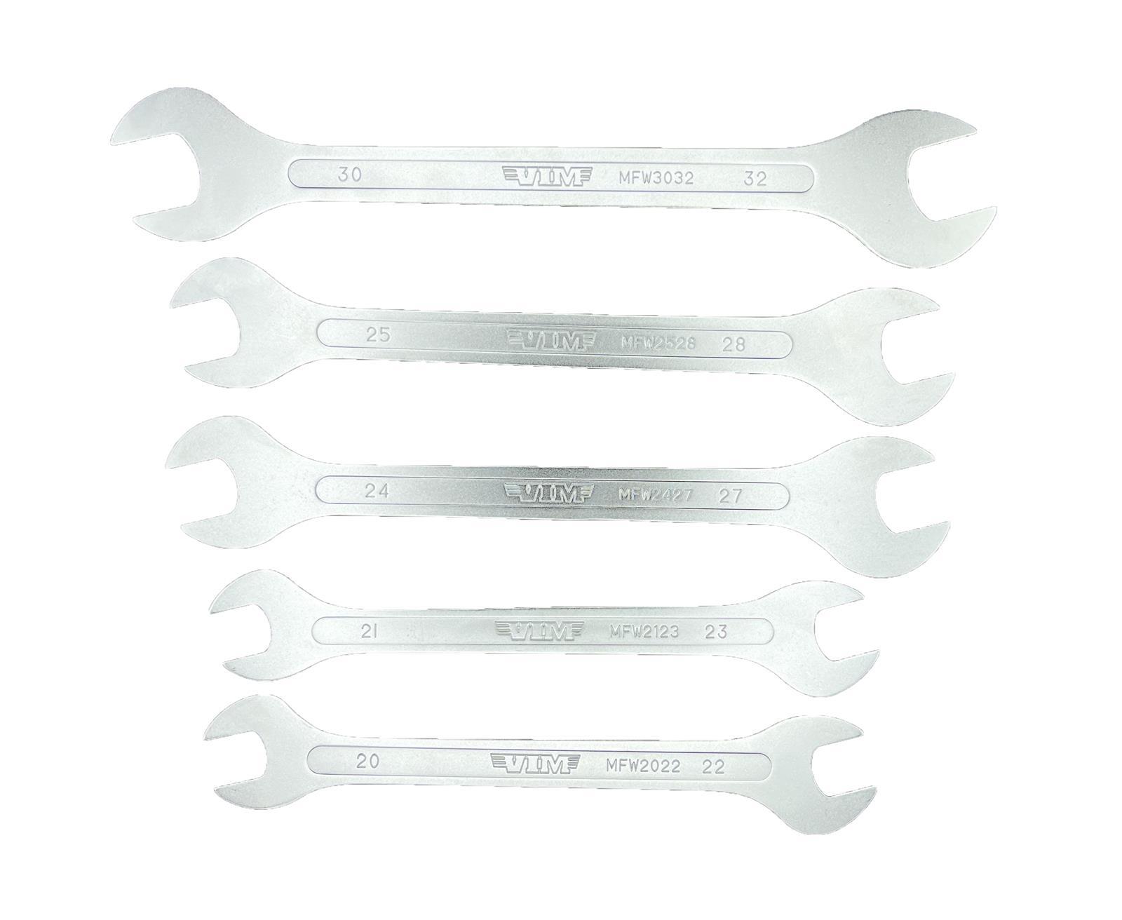 5PC LARGE MET FLAT WRENCH SET- SKU# VIM-MFW200